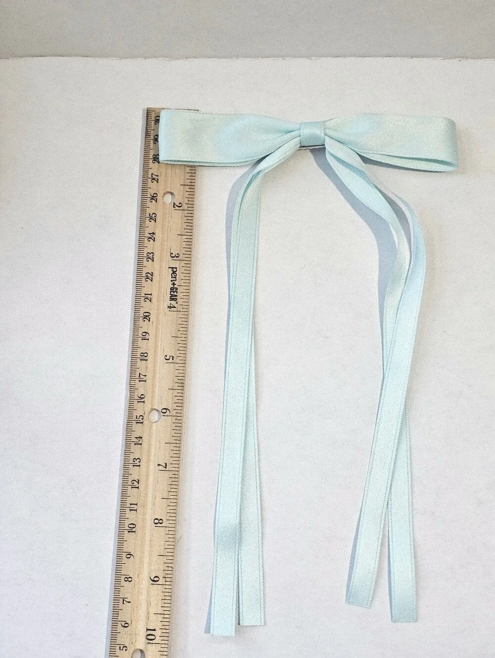 Hair Bow Clips with Long Tail, set of 2